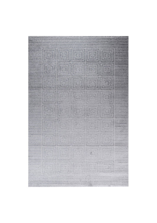 Lucca E646A Light Grey Modern Area Rug