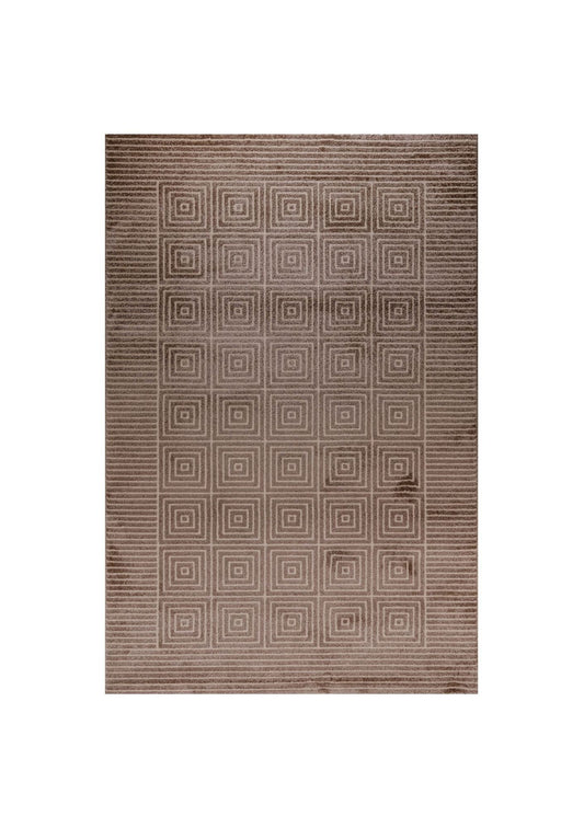 Lucca E646A Toupe Modern Area Rug