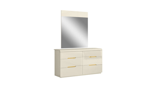 Liyana Modern Bedroom Suite Beige Gold