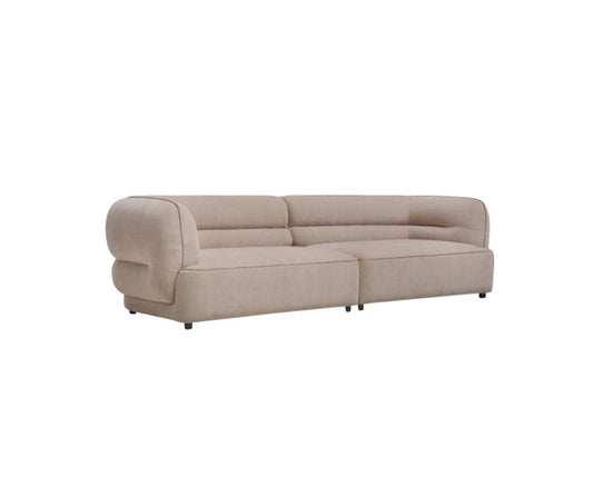 Terra Modern Beige Fabric 4-Seater Sofa Lounge