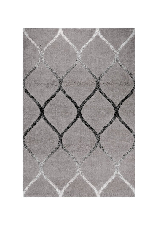 Soho 1220A Light Grey / Anthracite Modern Area Rug