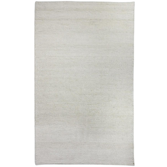 Cabrillo Premium Handmade Wool Rug Milk