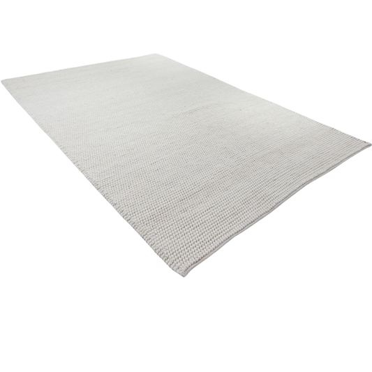 Cabrillo Premium Handmade Wool Rug Milk