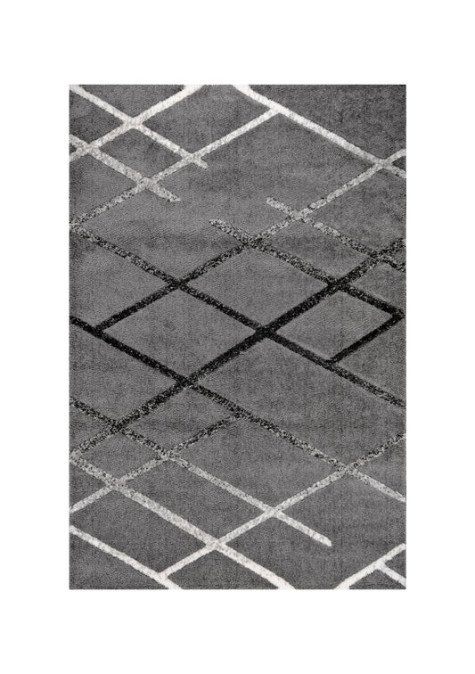 Soho 1219A Dark Grey / Grey Modern Area Rug