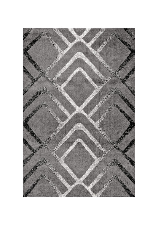 Soho 1237A Dark Grey / Anthracite Modern Area Rug