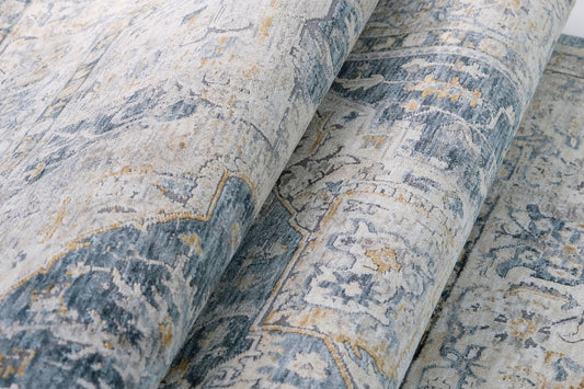 Plus LS243A Modern Area Rug Blue