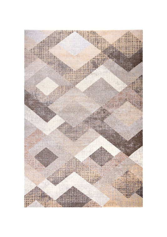 Tiger 3552A Light Grey / Beige Modern Area Rug