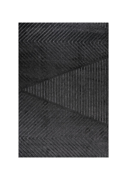 Venus E497A Anthracite Modern Area Rug
