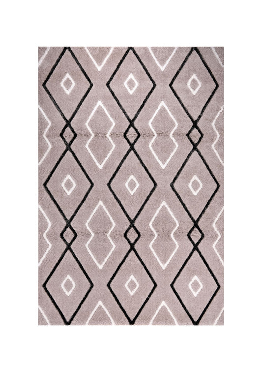 Soho 1119B Light Grey / Anthracite Modern Area Rug