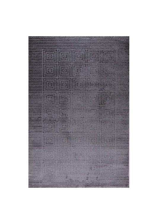Lucca E646A Dark Grey Modern Area Rug