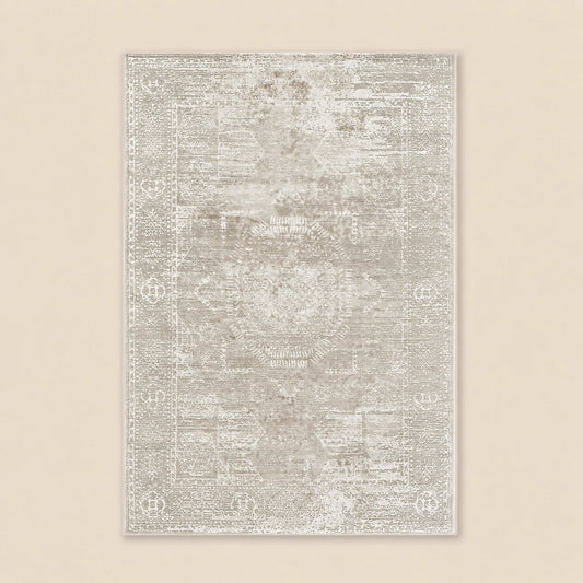 Anemon T025A Light Beige Light Grey Modern Area Rug