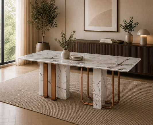 Cannas Dining Table White