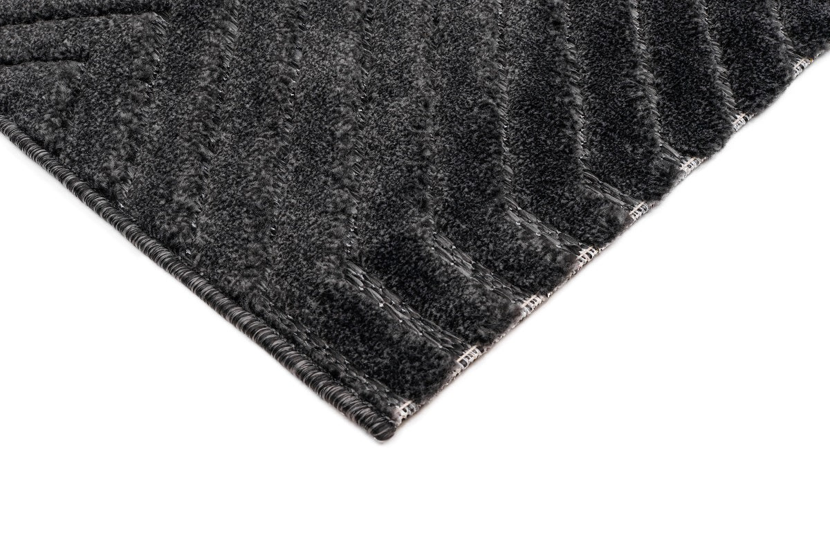 Venus E497A Anthracite Modern Area Rug