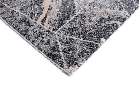 Tiger 9801A Grey / Dark Grey Modern Area Rug