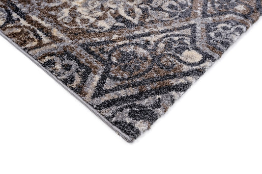 Tiger 9868A Dark Vizon / Dark Grey Modern Area Rug