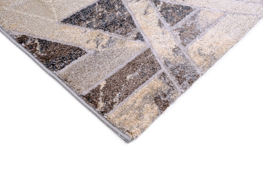 Tiger 9994A Beige / Dark Vizon Modern Floor Area Rug