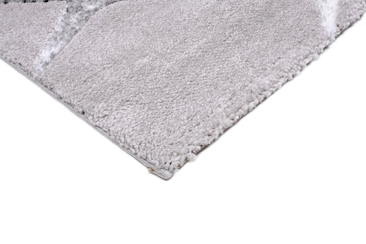 Soho 1242B Light Grey / Anthracite Modern Area Rug