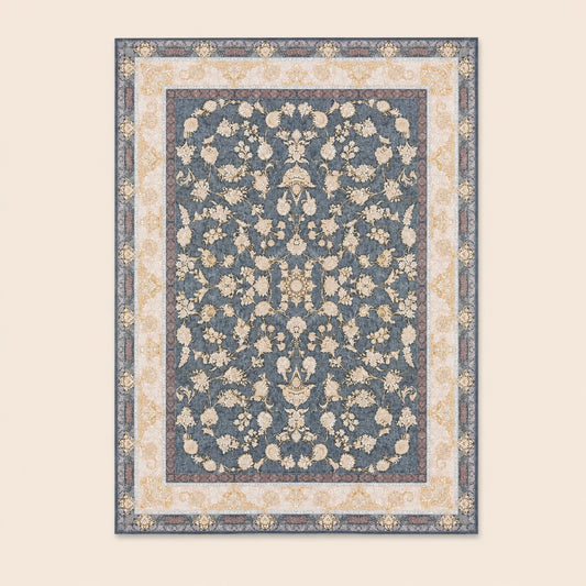 Dariush 1355 Traditional Persian Area Rug Silver