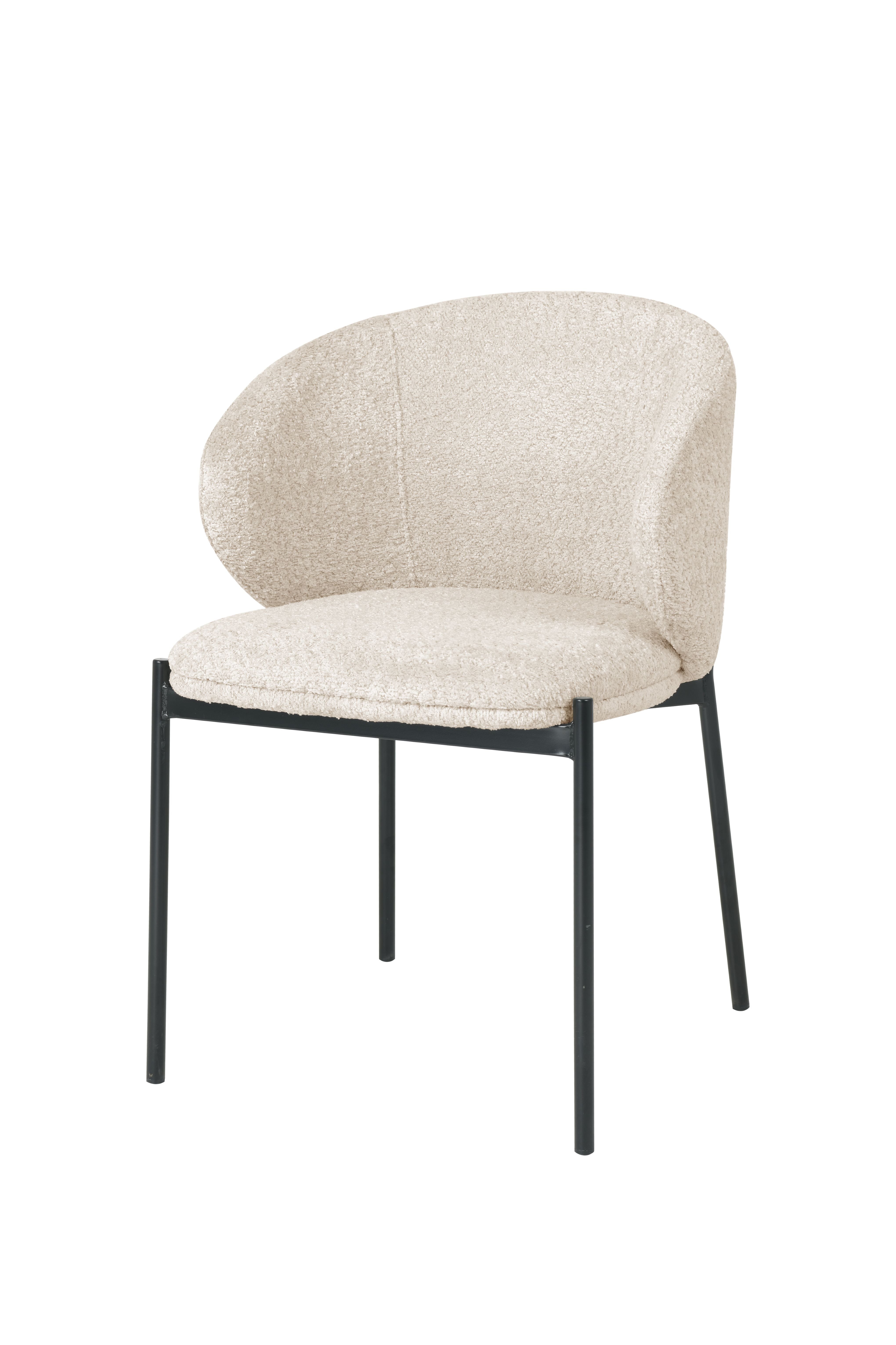 Mars Fabric Modern Upholstered Design Dining Chair Beige Mars Fabric Modern Upholstered Design Dining Chair Beige