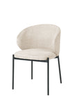Mars Fabric Modern Upholstered Design Dining Chair Beige Mars Fabric Modern Upholstered Design Dining Chair Beige