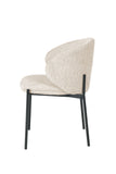 Mars Fabric Modern Upholstered Design Dining Chair Beige Mars Fabric Modern Upholstered Design Dining Chair Beige