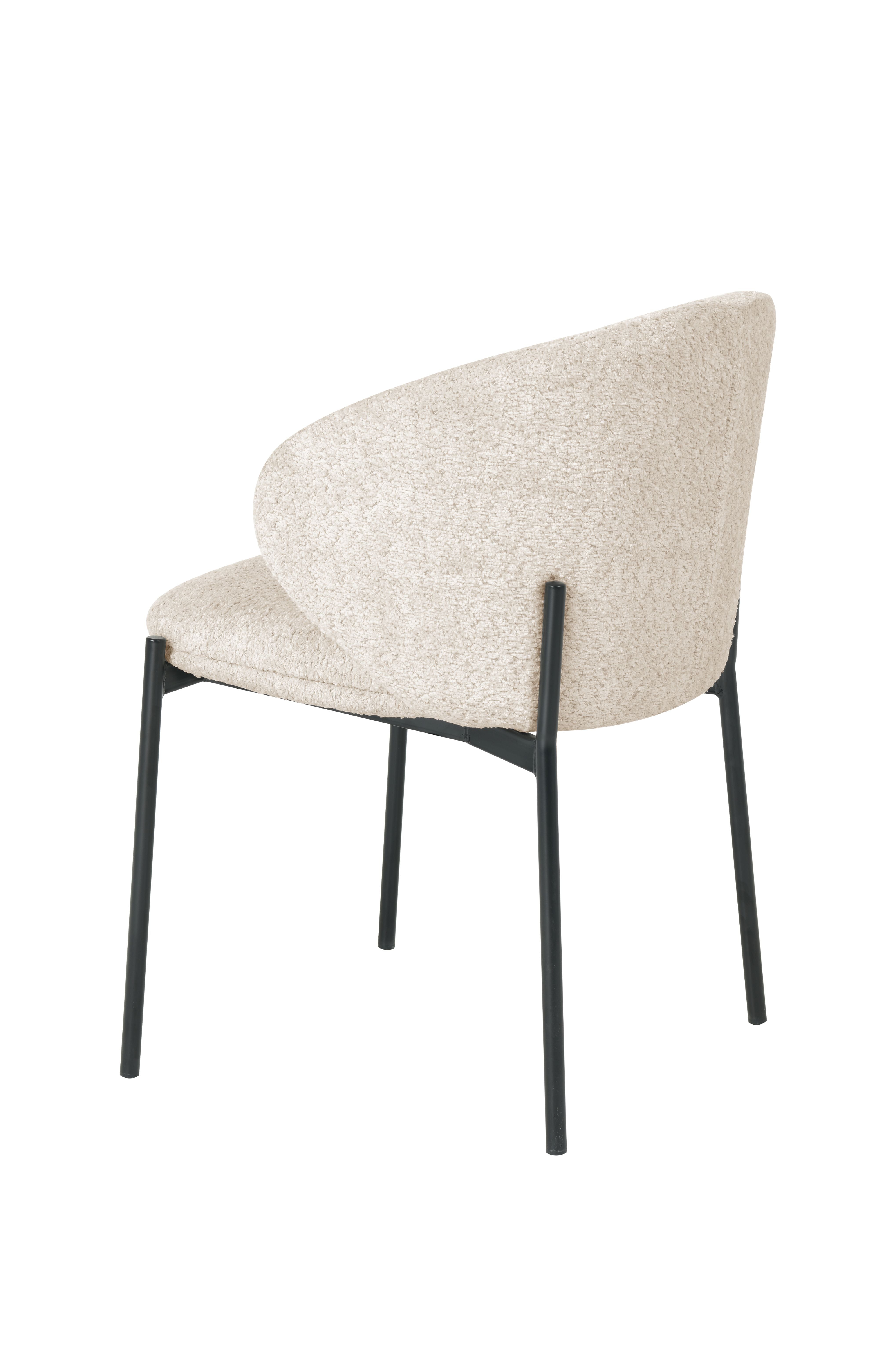 Mars Fabric Modern Upholstered Design Dining Chair Beige Mars Fabric Modern Upholstered Design Dining Chair Beige