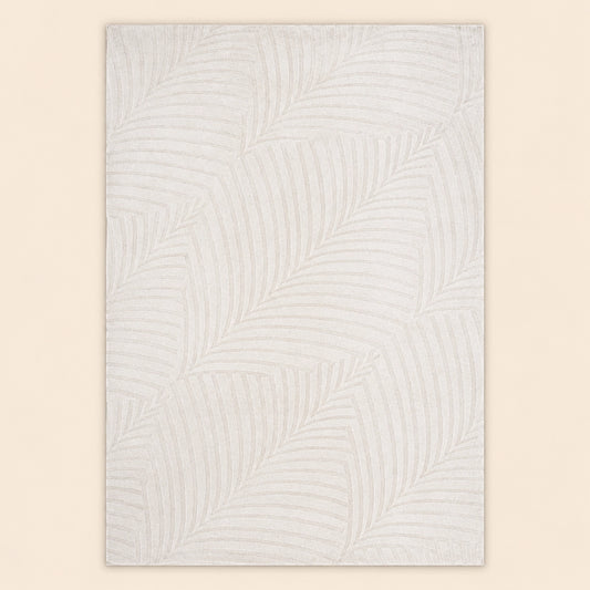 Lucca E648A Cream Cream Modern Area Rug