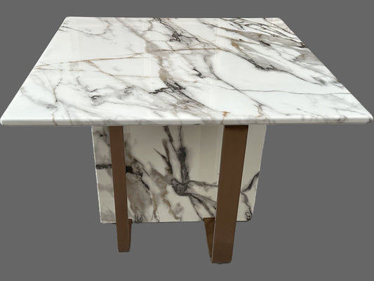 Cannas Lamp Table White