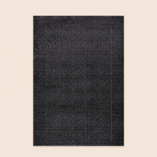 Lucca E646A Anthracite Modern Area Rug
