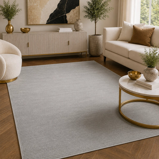 Lucca S900B Light Grey Grey Modern Area Rug