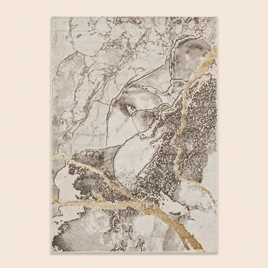 Marmaris T035A Cream Beige Modern Area Rug