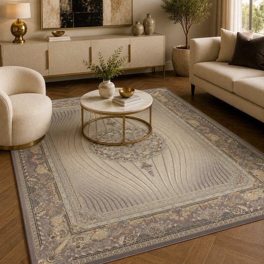 Mashad 803726 Traditional Persian Area Rug Dusty