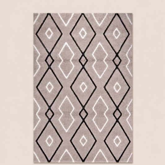 Soho 1119B Light Grey / Anthracite Modern Area Rug