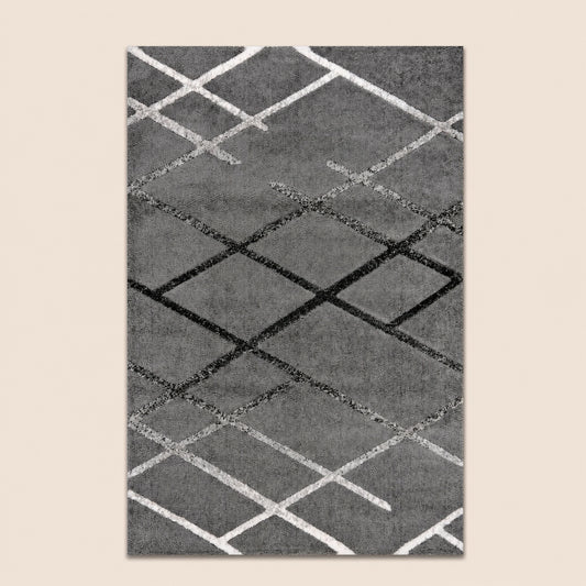 Soho 1219A Dark Grey / Grey Modern Area Rug