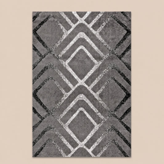 Soho 1237A Dark Grey / Anthracite Modern Area Rug