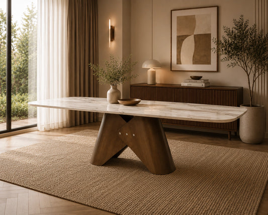 Turin Dining Table White