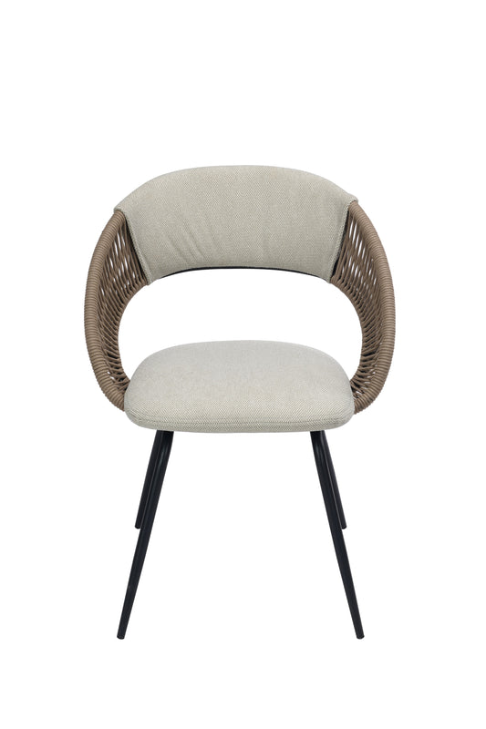 Fairy Modern Linen Barstool Beige
