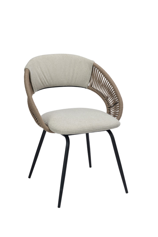 Fairy Modern Linen Barstool Beige