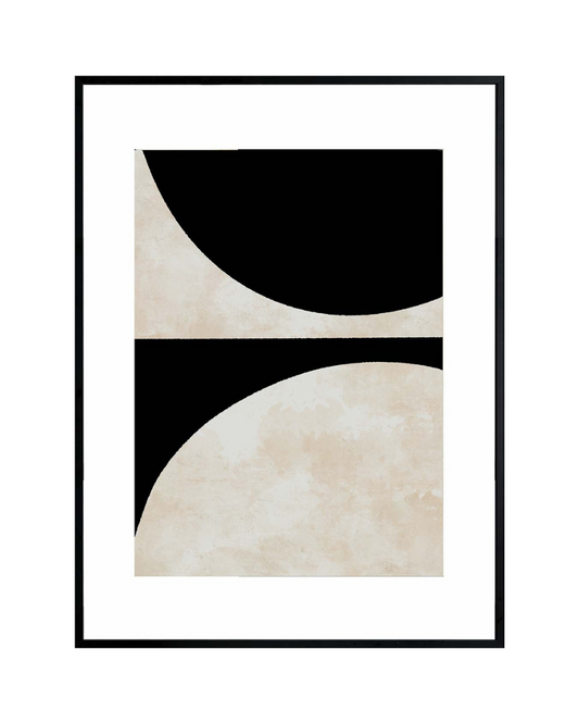 19181 Canvas Artwork Printed Black Frame