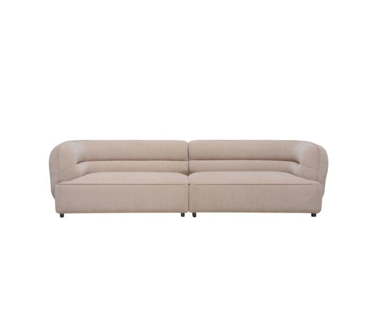 Terra Modern Beige Fabric 4-Seater Sofa Lounge