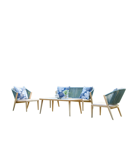 Glenn Outdoor Dining Table Top Oak Stain