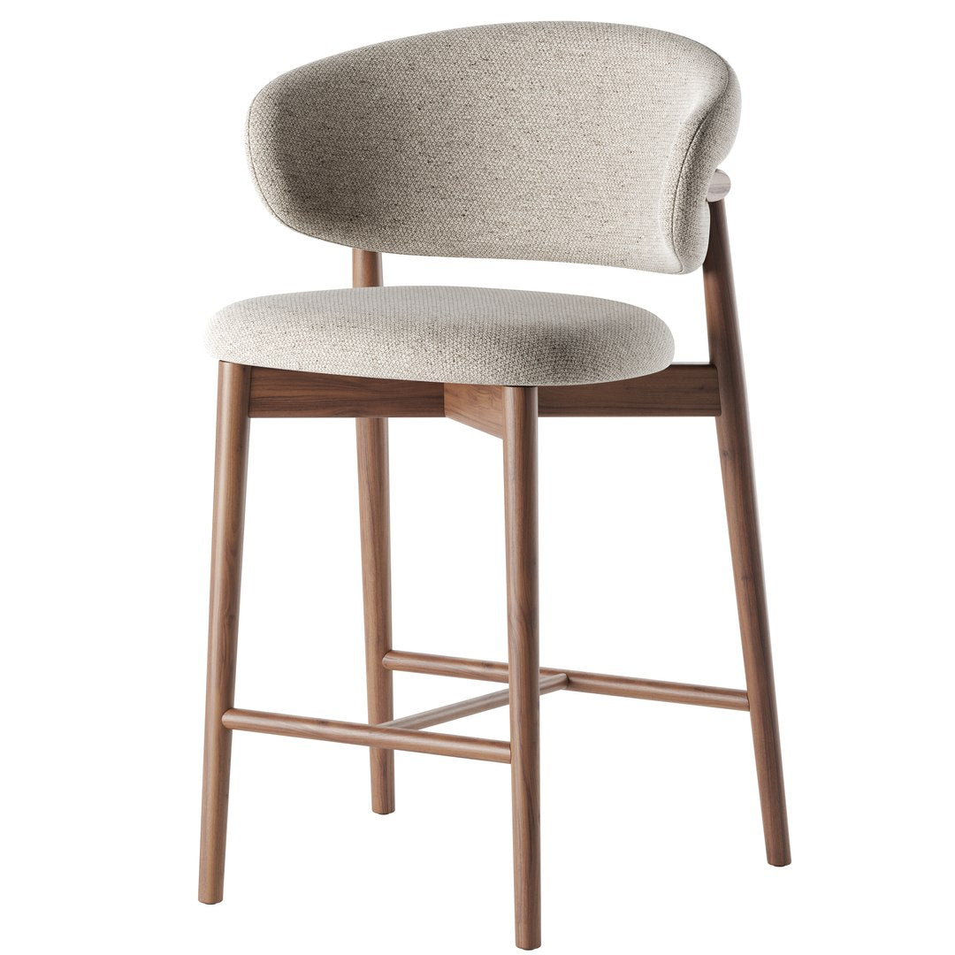 Samara Walnut Barstool Samara Walnut Barstool