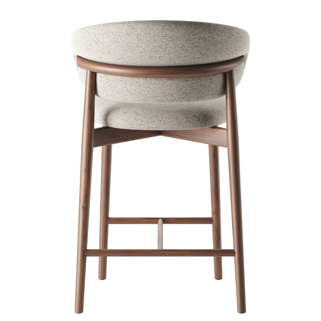 Samara Walnut Barstool Samara Walnut Barstool