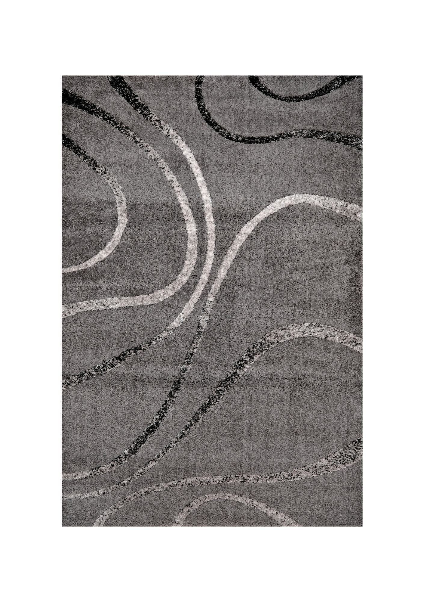 Soho 1218C Dark Grey / Grey Modern Area Rug