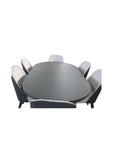 Monet Modern Luxury Dining Table Graphite Black