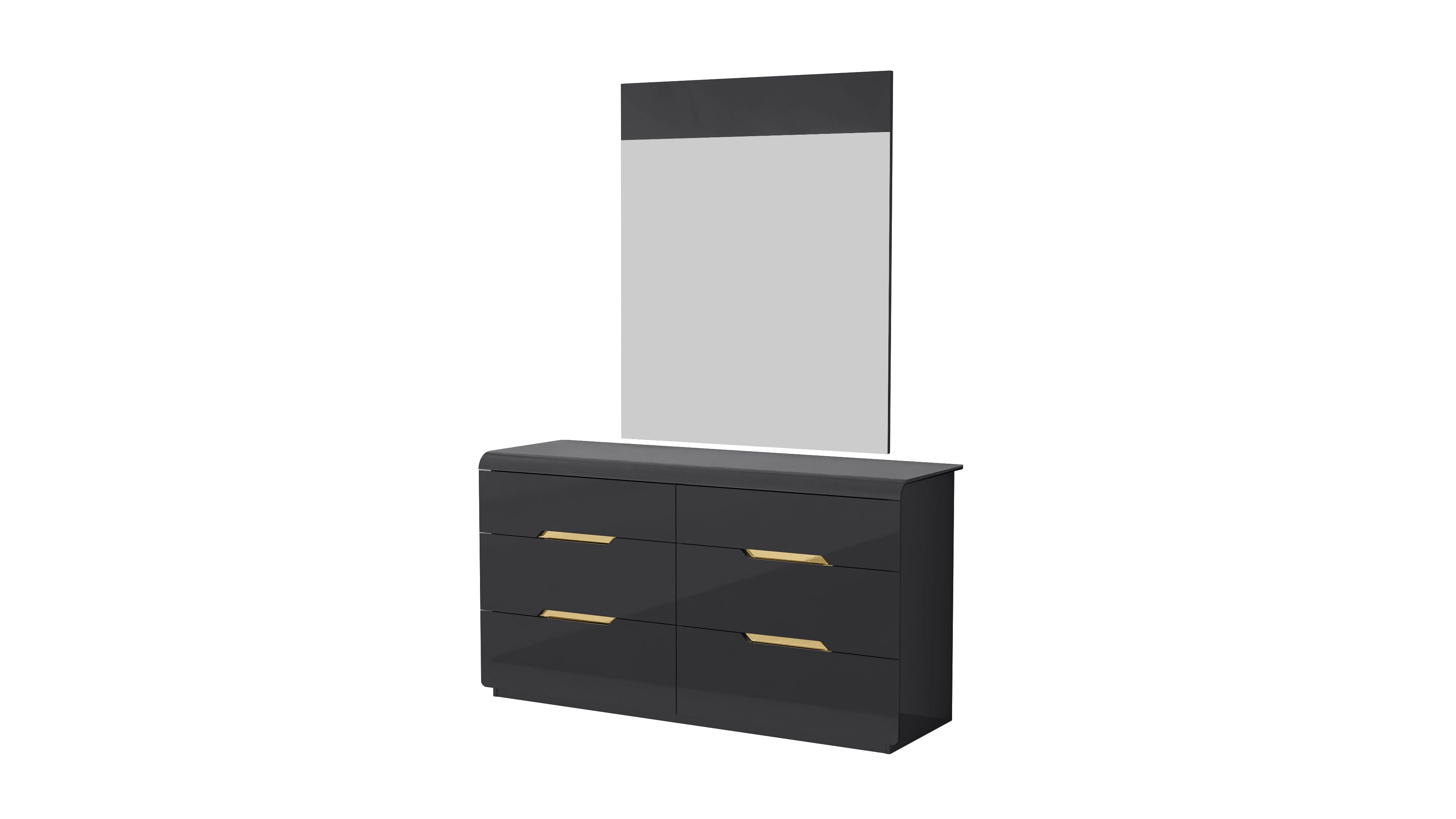 Liyana Modern Bedroom Suite Titanium Gold