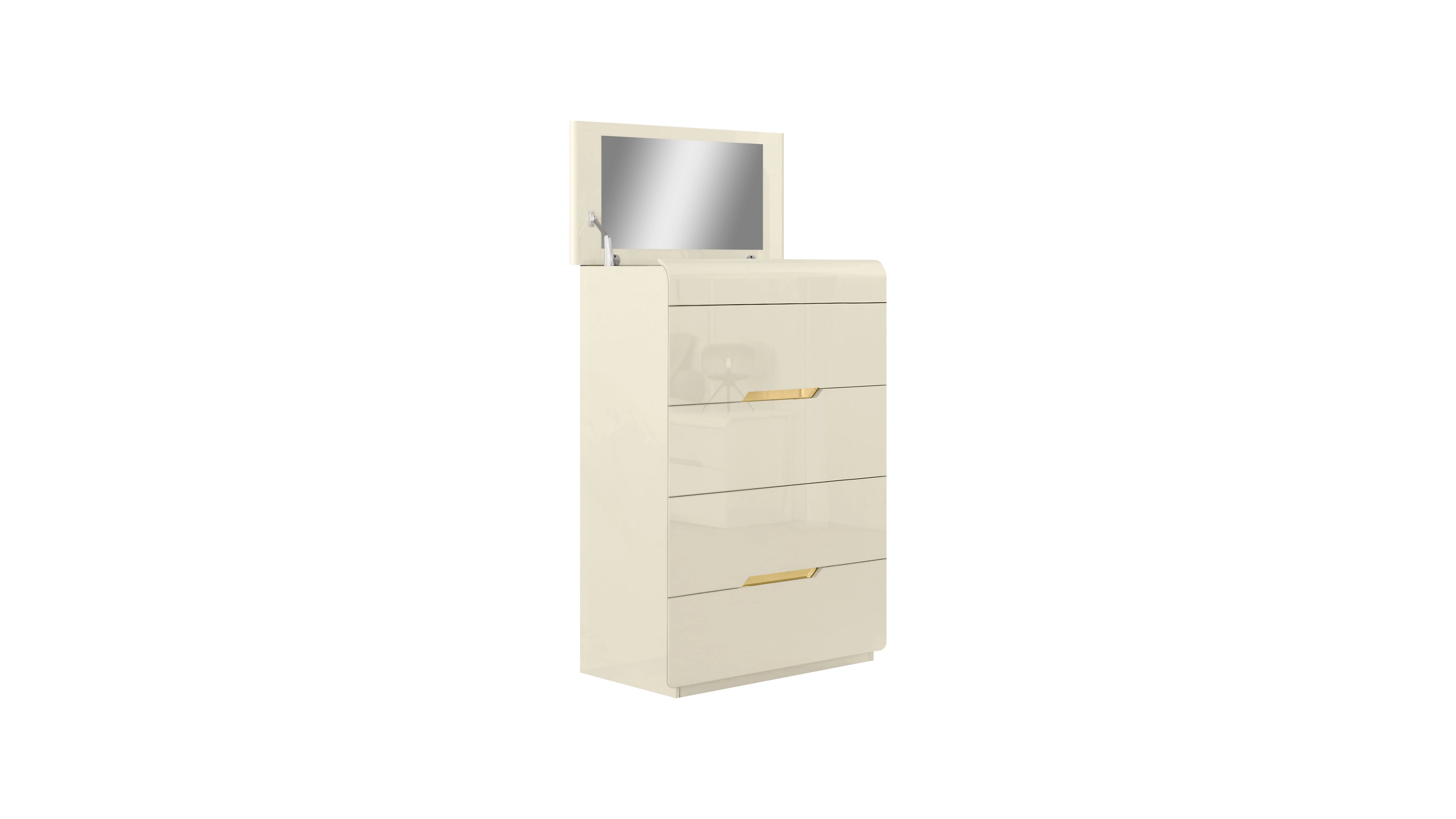 Liyana Modern Bedroom Suite Beige Gold