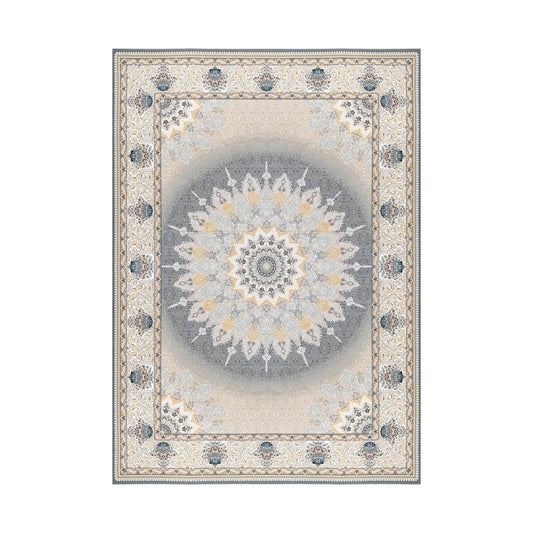 Dariush 1370 Traditional Persian Area Rug Silver