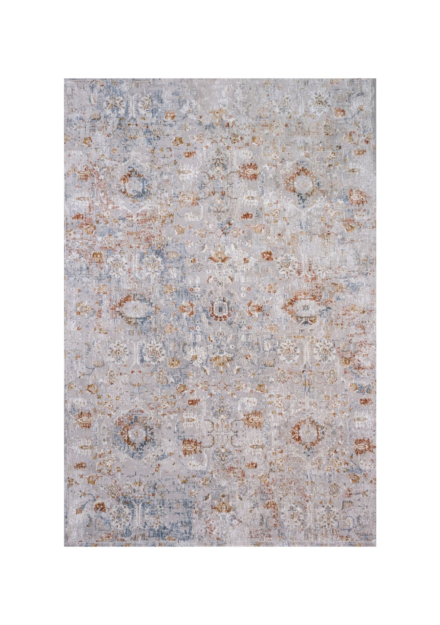 Rieka Ls284D Light Gray Modern Area Rug