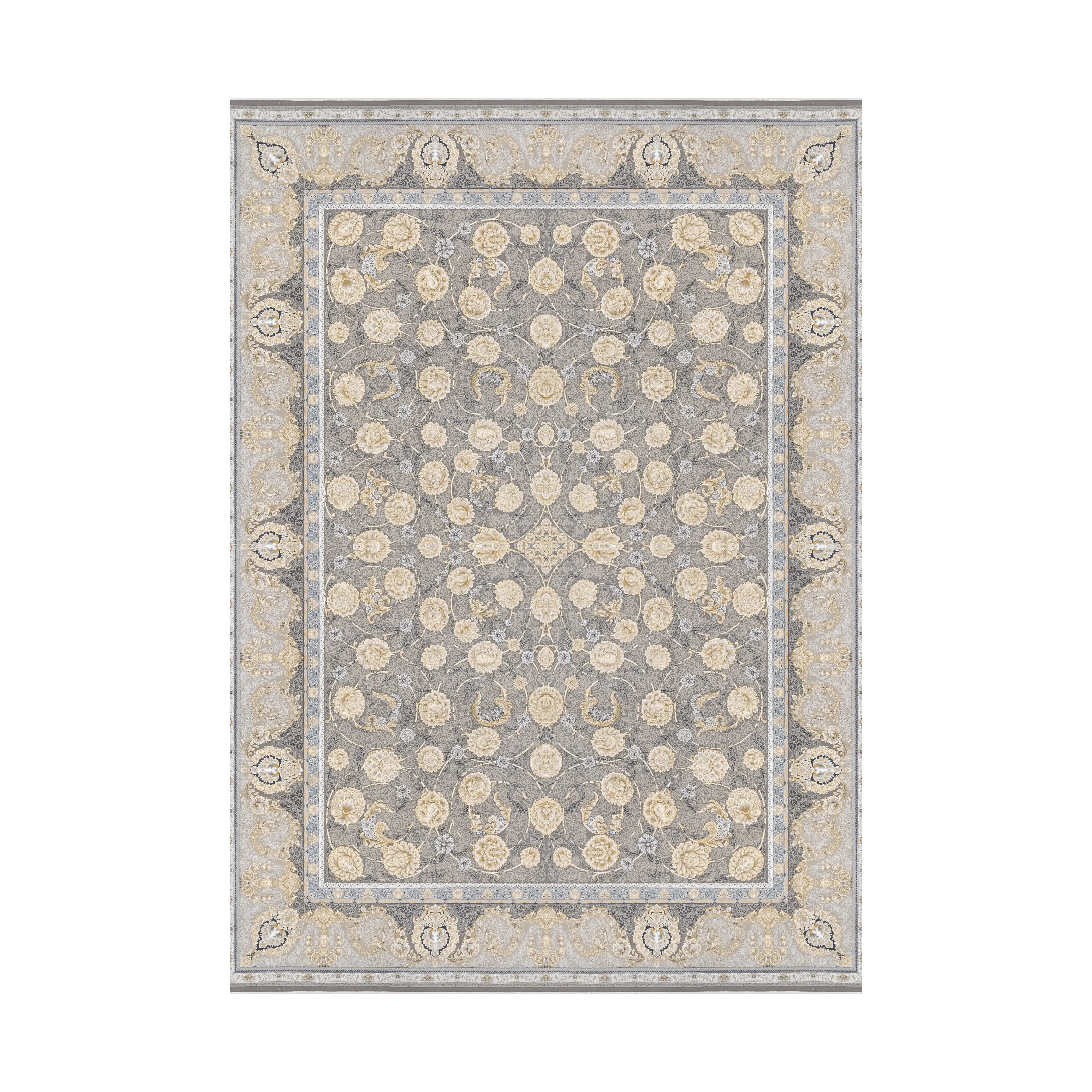 Dariush 1405 Traditional Persian Area Rug Grey